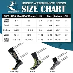 RANDY SUN Waterproof Outdoor Socks, [SGS