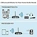 Miccus 160ft LONG RANGE Bluetooth Transmitter or Receiver, Adapter to add wireless audio to Stereo Sound System Speakers Amplifier PC Phone Mac Desktop Extender, 3.5mm AUX RCA(Home RTX -2 Yr Warranty)