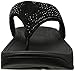 FitFlop Womens's Rokkit Flip Flop,Black Diamond,8 M US