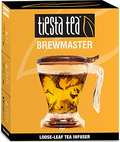 TIESTA TEA ULTIMATE LIVE LOOSE LEAF KIT, TEA STARTER KIT WITH HIGH TO NON-CAFFEINATED BLENDS, HOT & ICED BREWS, INCLUDES BLACK, GREEN, HERBAL SAMPLE BAGS AND 16OZ BREWMASTER DISPENSING INFUSER