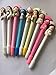 8PCS (6 Doctor Nurse Ball Pens With 1 Horse Pen and 1 Pencil) Cute Kawaii Novelty Cartoon Ballpoint Pens 0.5mm Fine Point Prizes For Kids School Family Teens Office