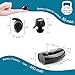 Bluetooth Earbuds, Secure Fit True Wireless Earbuds with Built-in Mic and Charging Case for Driving & Sports, Superior Sound IPX4 Waterproof for iPad/iPhone/Smartphone/Laptop and More