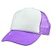 DALIX Trucker Cap Neon Purple Hat for Youth Baseball Caps