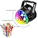 [2018 Latest Models-6 light bulbs] Nequare Party Lights Disco Ball Strobe Light Disco Lights 20 Colors Sound Activated Stage Light with Remote Control for Festival Bar Club Party Wedding Show Home …