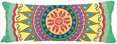 Decorative Body Pillows Mandala 2 Unique Design Home Decor Pillow Case Cover 20-Inch x 54-Inch Custom Sofa Cotton Cushion Pillowcases