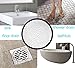 LinKqin Shower Drain Hair Trap Hair Catcher Shower Drain Cover Stainless Steel 4.3 Inches