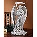 Design Toscano Chronos God of Time Grim Reaper Figurine Statue, 10 Inch, Bonded Marble Polyresin, White