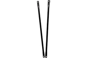 Timyrimy 90cm/35.4inch Garden Swing Replacement Bars, Bronze Metal Elliptical/Rectangular Rods for Hanging Swing Seat to Frame(2PCS/CTN)