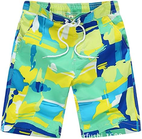 xiaoming Boys Summer Casual High Quick Dry Beach Holiday Board Shorts Swim Trunk Boardshort