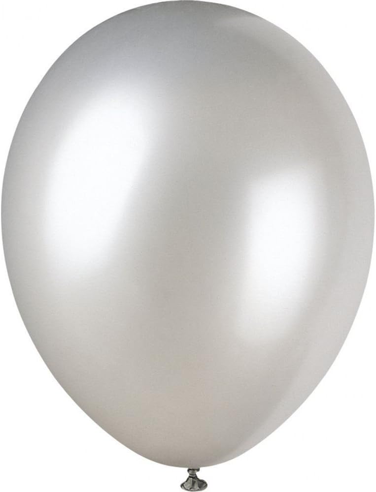 5pcs Metallic Silver Helium Quality Latex Party Balloons Birthday Wedding Anniversary Christening Christmas Party Decoration Baloon 12" - Image 3