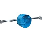 Carlon B620K Ceiling Fan Box, New Work, 4-Inch Diameter by 2-1/4-Inch Depth, Blue