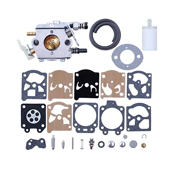 Haishine Vergaser Vergaserkit fÃ¼r Kraftstoff Filterschlauch fÃ¼r Husqvarna 50 51 55 Rancher-KettensÃ¤gen – Bild 3