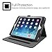 Fintie Case for iPad Mini 3, Mini 2/1 [Corner Protection], Multi-Angle Folio Smart Stand Protective Cover with Pocket, Auto Sleep/Wake, Black