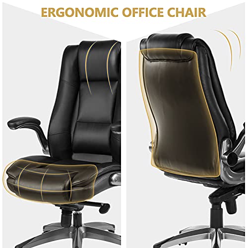 REFICCER High Back Executive Office Chair Comfortble Ergonomic Bonded