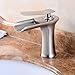 Senlesen Waterfall Spout Single Handle Bathroom Sink Faucet Basin Mixer Tap Brushed Nickel