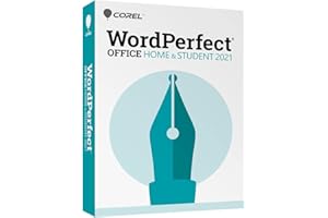 Corel WordPerfect Office Home & Student 2021 | Office Suite of Word Processor, Spreadsheets & Presentation Software [PC Disc]