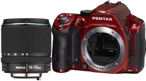 Pentax K30 Digital Camera with 18-135mm Lens Kit (Red)