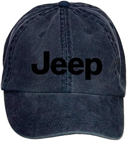 ZLXWQH SHOW JEEP Logo Cotton Washed Baseball Cap Velcro Adjustable One Size ColorName Hats Caps