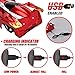 INLAIER Remote Control Car Gravity Defying RC Car Race Car Toys for Floor and Wall or Glass, Rechargeable Fast RC Car 360°Rotating Stunt Wall Climbing Car RC Cars for Kids and Adults (Silver Red)