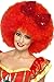 Smiffy's Mega Afro Clown Wig With Bow