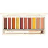 FLOWER BEAUTY Shimmer &amp; Shade Eyeshadow Palette | 10 Mix-and-Match Matte &amp; Shimmery Shades | Eye Makeup with Brush Included | Cruelty Free (Sun's Blazing)