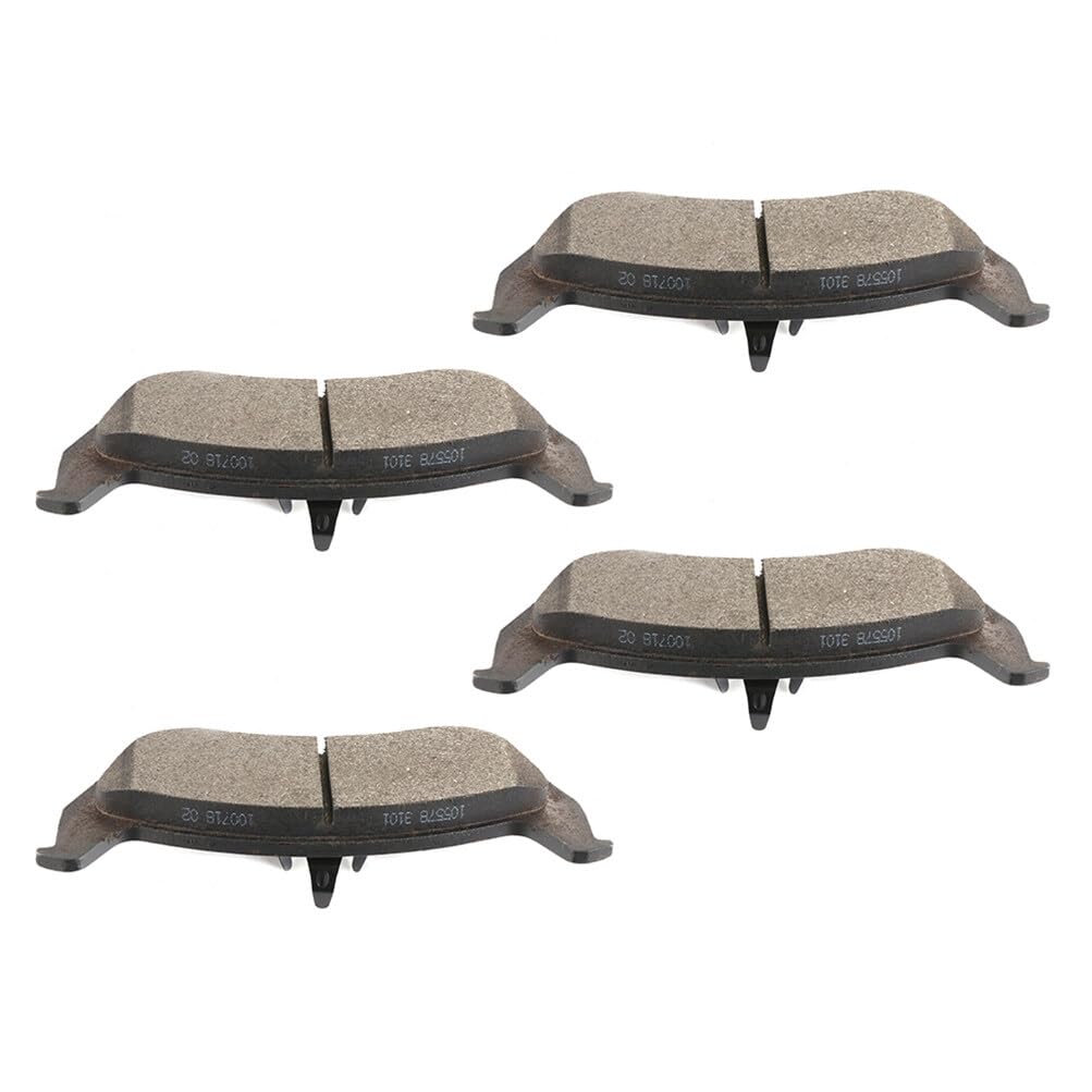 cciyu D932 Rear Semi-Metallic Disc Brake Pads Kit