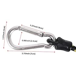XSTRAP STANDARD 6PK Bungee Cords with Carabiners 40