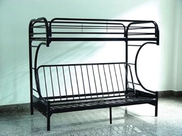 black futon bunk bed