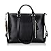 Kattee Urban Style 3-Way Women's Genuine Leather Shoulder Tote Bag