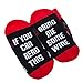 ADEAVE Wine Gifts for Women - Christmas Gifts for Mom, Her, Stocking Stuffers - Gift Ready Packaging - Funny Women Gifts If You Can Read This Socks Bring Me Some Wine Socks, Wine Coaster