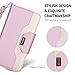 ProCase Galaxy S10e Wallet Case, Flip Kickstand Case with Card Holders Mirror Wristlet, Folding Stand Protective Book Case Cover for Galaxy S10e 2019 Release -Pink