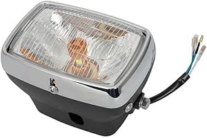 12V LED Headlight Compatible with ATC110 ATC185S ATC200S TRX125 Fits 33100 VM4 003 Replacement