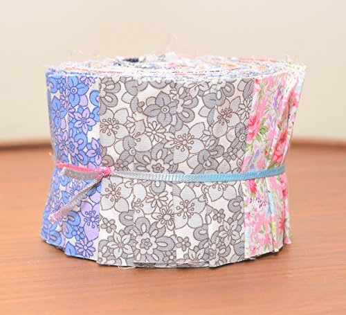 Notions Potions Quilt Jelly Roll 2.5x44" 6.4x112 cm. 20 Strips Cotton Oriental Asian Mini Floral