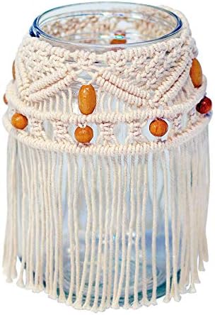 byOzi Handmade Macrame Vase & Jar Decor for Room & Wedding & Home & Party & Office