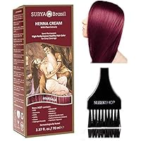 Amazon.com : Surya Brasil All Natural HENNA Hair Color CREAM Plant