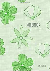 Dotted Notebook A5 Dot Grid Journal Medium with Numbered Pages Cute
Floral Teal Design Epub-Ebook