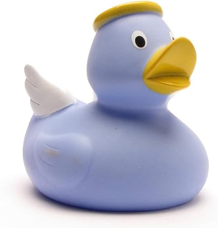 blue rubber duck