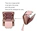 VODIU Women Cute Cat Mini Wallets Design Coin Purse Leather Tassel Wallet (2Pink)