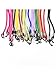 Eboot 12 Pieces Eyeglasses String Holder Strap Cord Colorful Sunglasses Strap Around Neck Lanyard Holder with Glasses Cloth