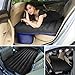 ANCHEER Multifunctional Inflatable Car Mattress, Car Inflation Bed, Travel Air Bed Camping Car Back Seat, Extra Mattress,with Repair Pad, Air Pump for Travel (Blue-Black)