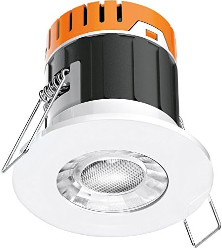 Enlite E5 4.5W Fire Rated Dimmable IP65 LED Downlight Cool White 355lm A+