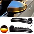Hacreyatu Dynamic Sequential LED Side Mirror Turn Signal Light Indicator Blinker For Audi A3 8V S3 RS3 2013-2020 (Yellow)