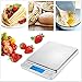 Digital Kitchen Scale Pocket Cooking and Baking Multifunction Food Scale , Weight Gram Scale, Silver, Stainless Steel (3000g/0.1g)