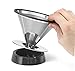 Osaka, Pour Over Coffee Dripper Starter Set, Color Series – Full Brewing Kit For Pourover Coffee Maker Lovers; Carafe, Filter, Measuring Spoon And Drip Tray - 4 Cup (20oz./600ml) Capacity (Black)