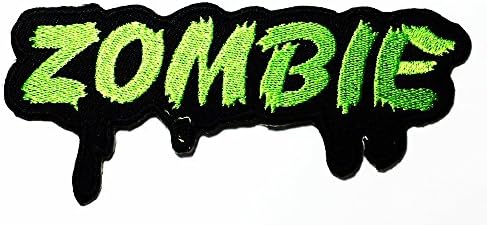 Plants vs Zombies Games cartoon skeleton zombie logo Sew Iron on Embroidered