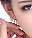 Naivo Waterdrop Sterling Silver Plated Teardrop Thread Earrings Classical Fine Jewelry Earrings