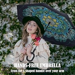 Wxjiahetai Inverted Reverse Umbrella with C-shaped