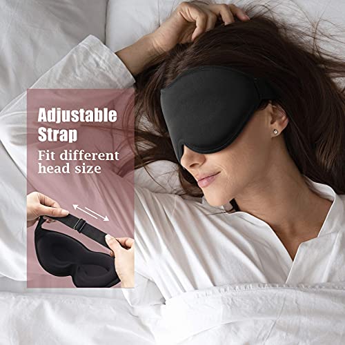Unimi Sleep Mask, Women Men 2021 Upgraded Adaptive Adjustment Eye Mask
