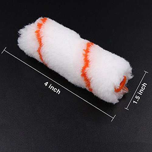 Finder 4''(100mm) Professional Wall Paint Roller Brush Replacable 10-Piece Tool Kit - Thumbnail 3