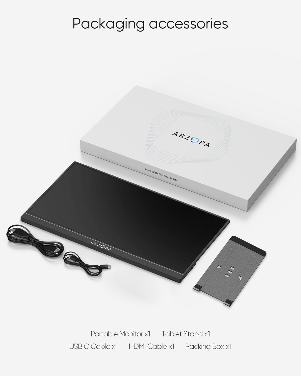 ARZOPA 16.1'' 144Hz Portable Gaming Monitor, 106% sRGB 1080P FHD Portable Monitor with HDR, Ultra Slim, Eye Care, External Second Screen for Laptop, PC, PS5, Mac, Xbox, Switch-G1 Game